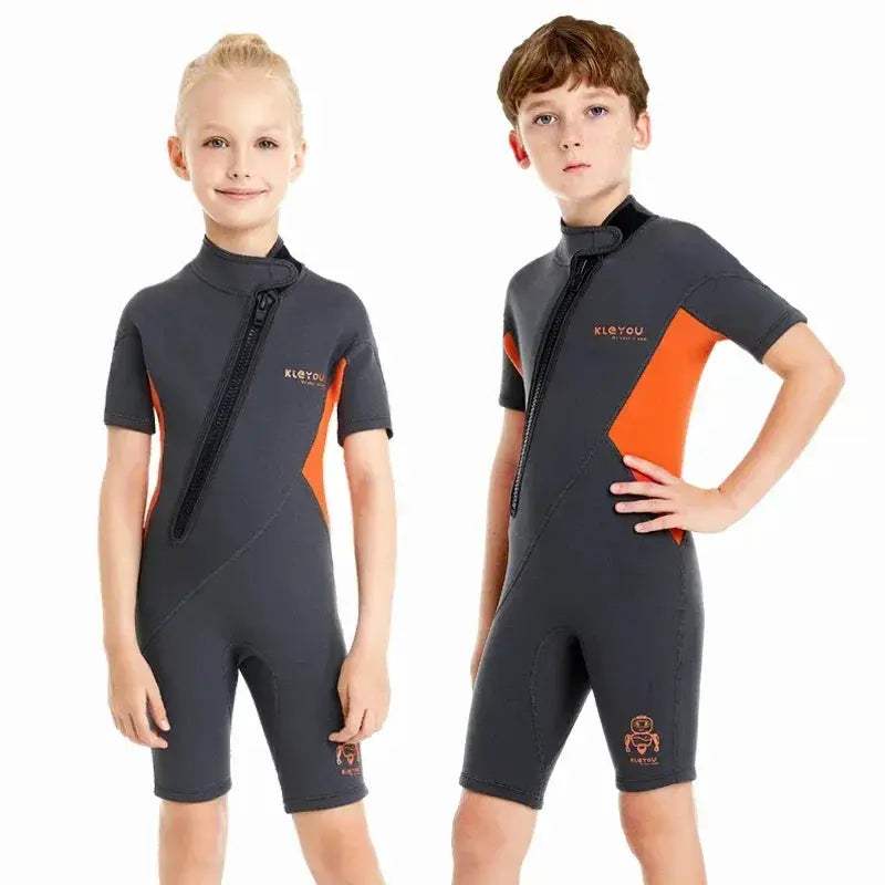 Durable Kids Neoprene Wetsuit 2mm Shorty for Surfing and Beach - ToylandEU