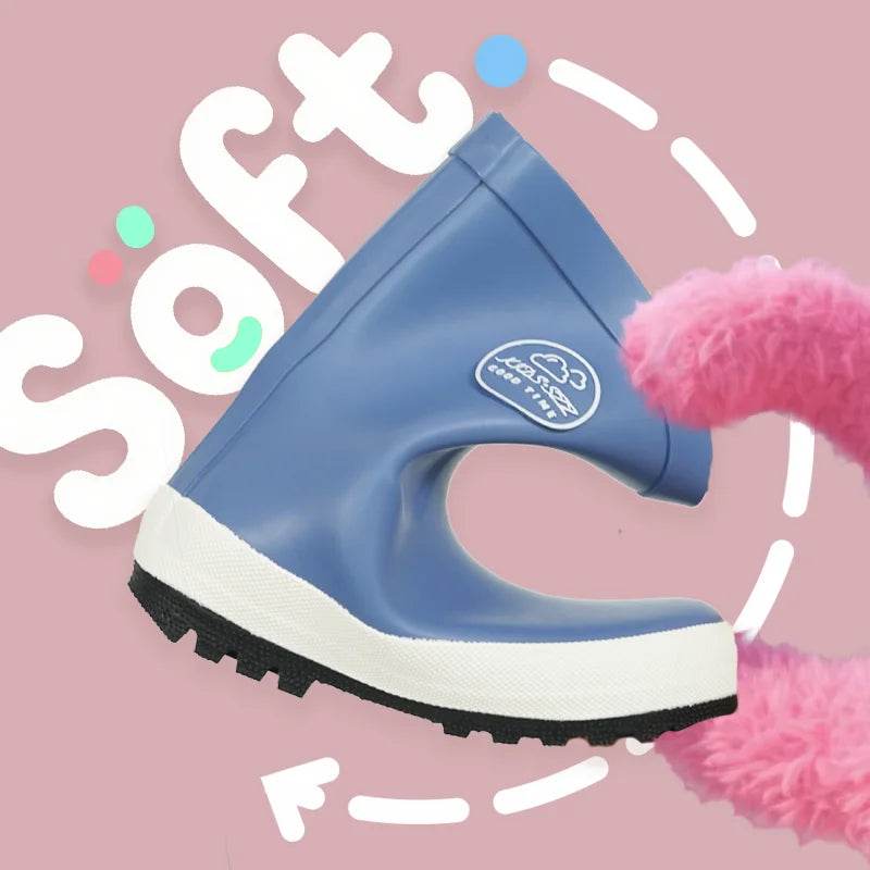 Durable Kids Outdoor Rain Boots With Warm Lining For Kids - ToylandEU