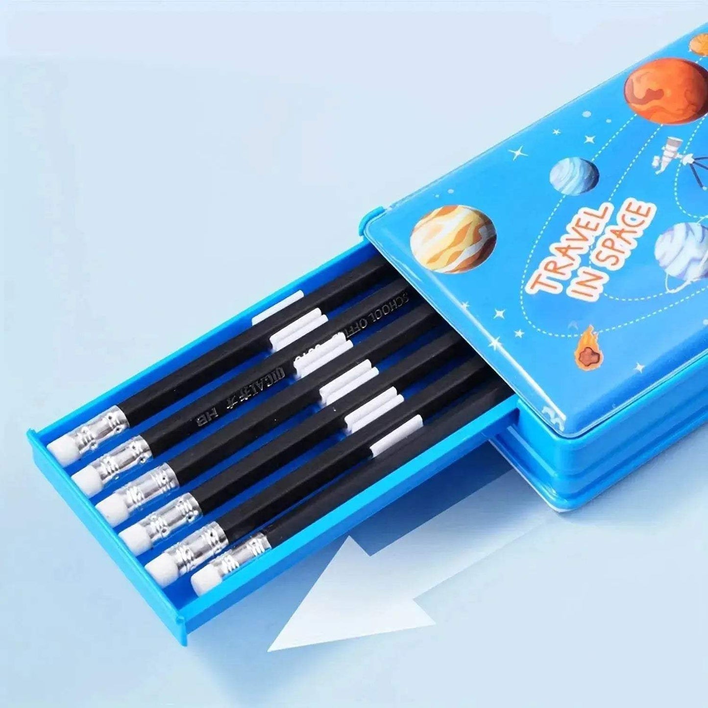 Durable Kids Pencil Case With Calculator Desk Organizer - ToylandEU
