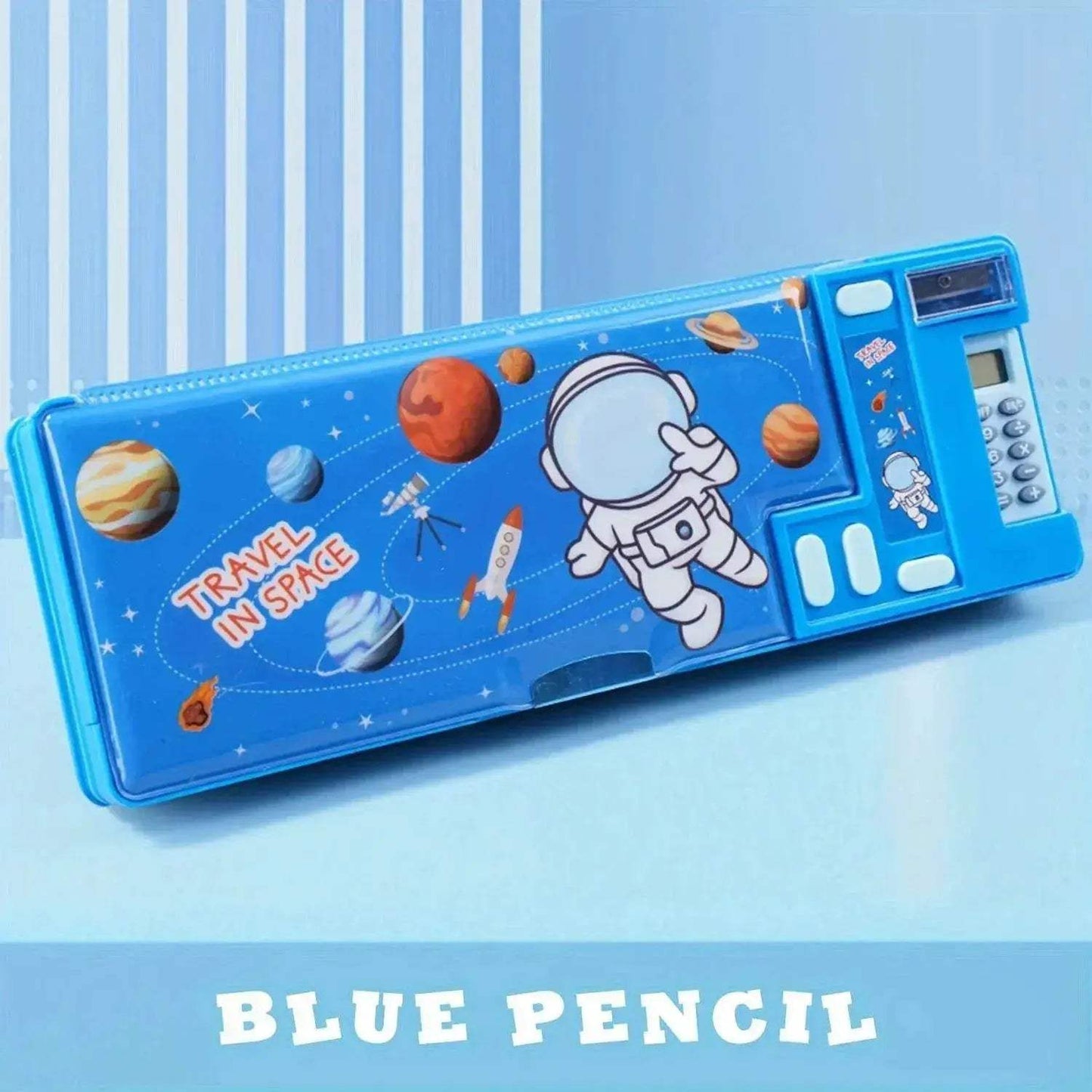 Durable Kids Pencil Case With Calculator Desk Organizer - ToylandEU