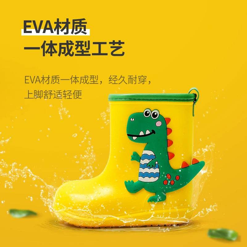 Durable Kids Rain Boots Dinosaur Waterproof For Kids - ToylandEU