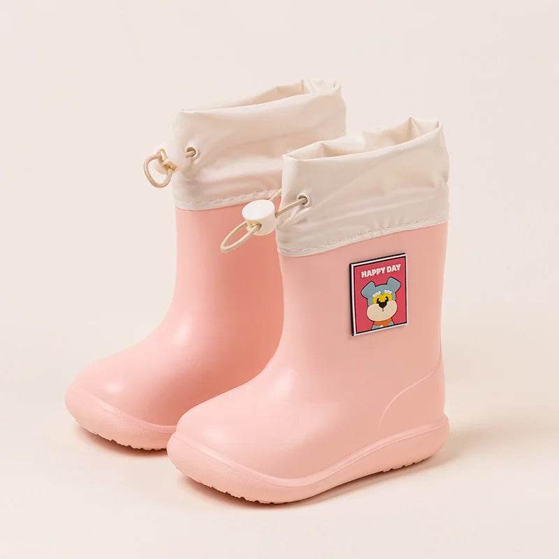 Durable Kids Rain Boots Unisex Waterproof Lace Up For Kids - ToylandEU