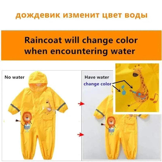  Durable Kids Raincoat Hooded Dino 4to6Y Toyland EU -  ToylandEU™