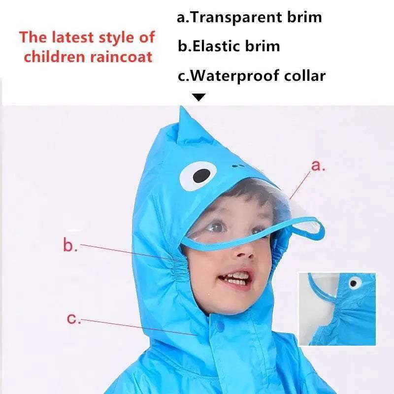  Durable Kids Raincoat Hooded Dino 4to6Y Toyland EU -  ToylandEU™