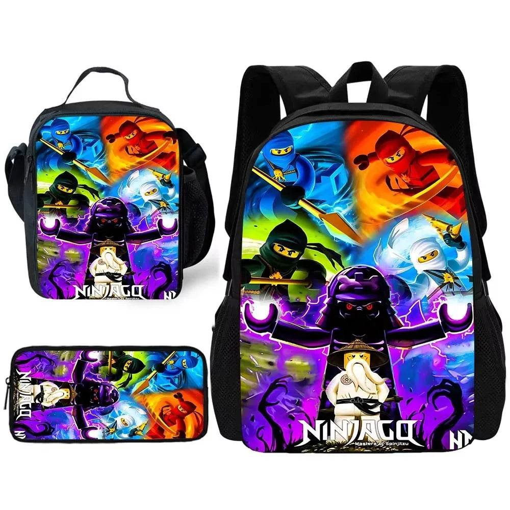 Durable Kids School Backpack With Lunch And Pencil Sets - ToylandEU