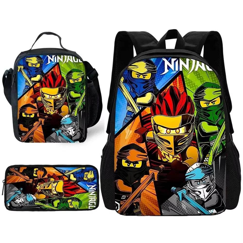 Durable Kids School Backpack With Lunch And Pencil Sets - ToylandEU