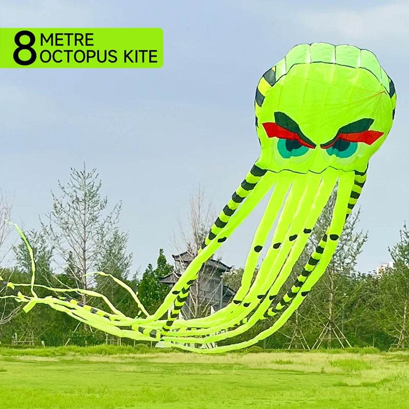 Durable Kite 3D Octopus 8M Inflatable For Families - ToylandEU