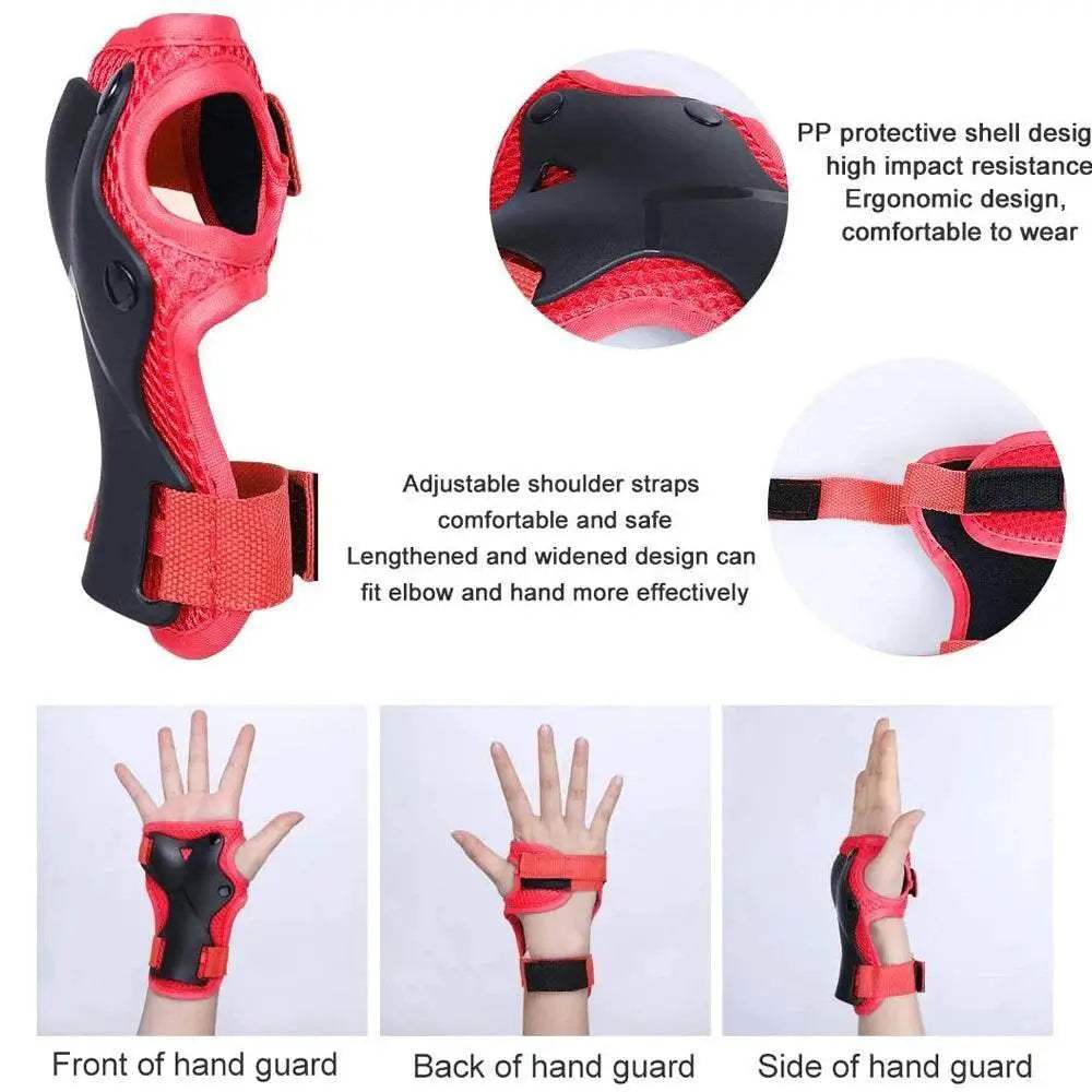 Durable Knee Elbow Wrist 3in1 Pads Toyland EU -  ToylandEU™