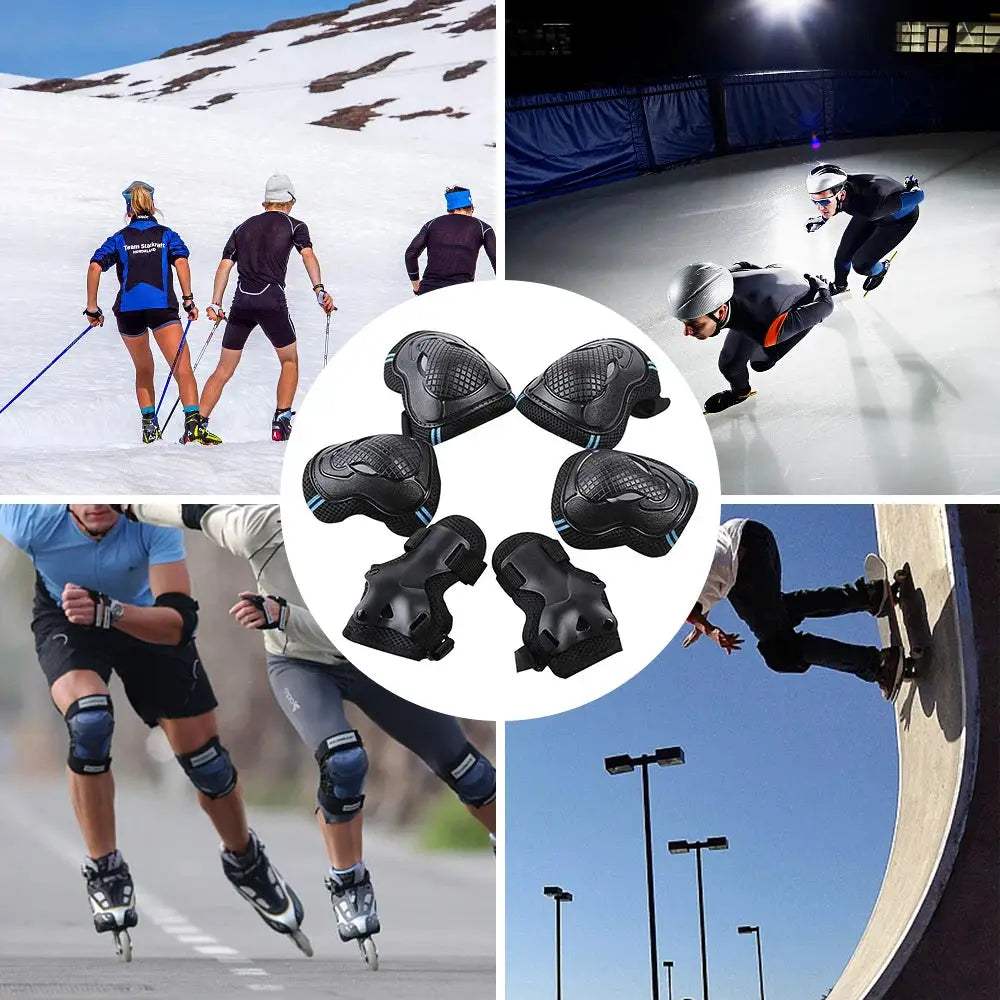 Durable Knee Pads Elbow Pads Wrist Guards Set For Skateboarding - ToylandEU