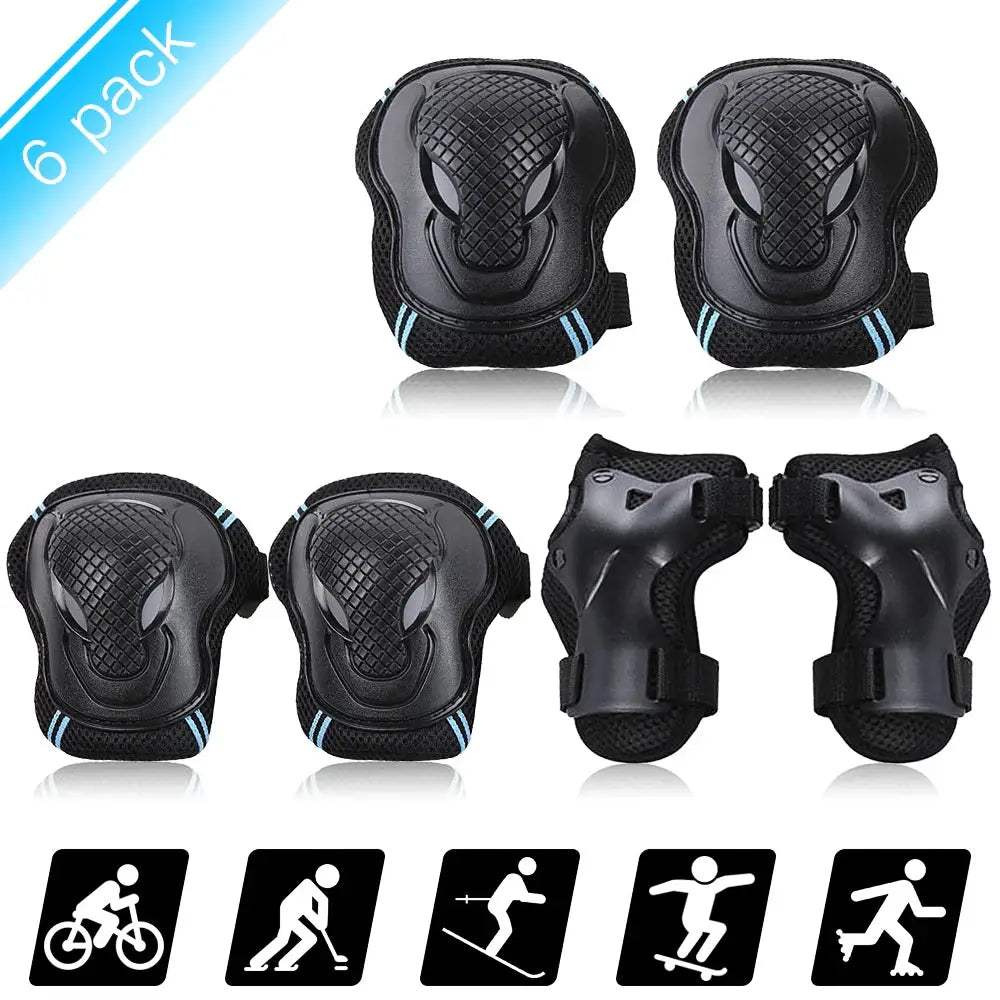 Durable Knee Pads Elbow Pads Wrist Guards Set For Skateboarding - ToylandEU