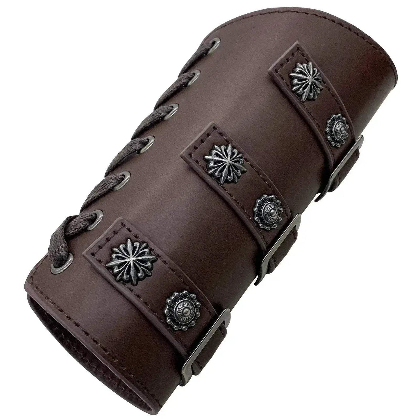 Durable Leather Arm Guard Bracer For Larp And SCA Costumes - ToylandEU
