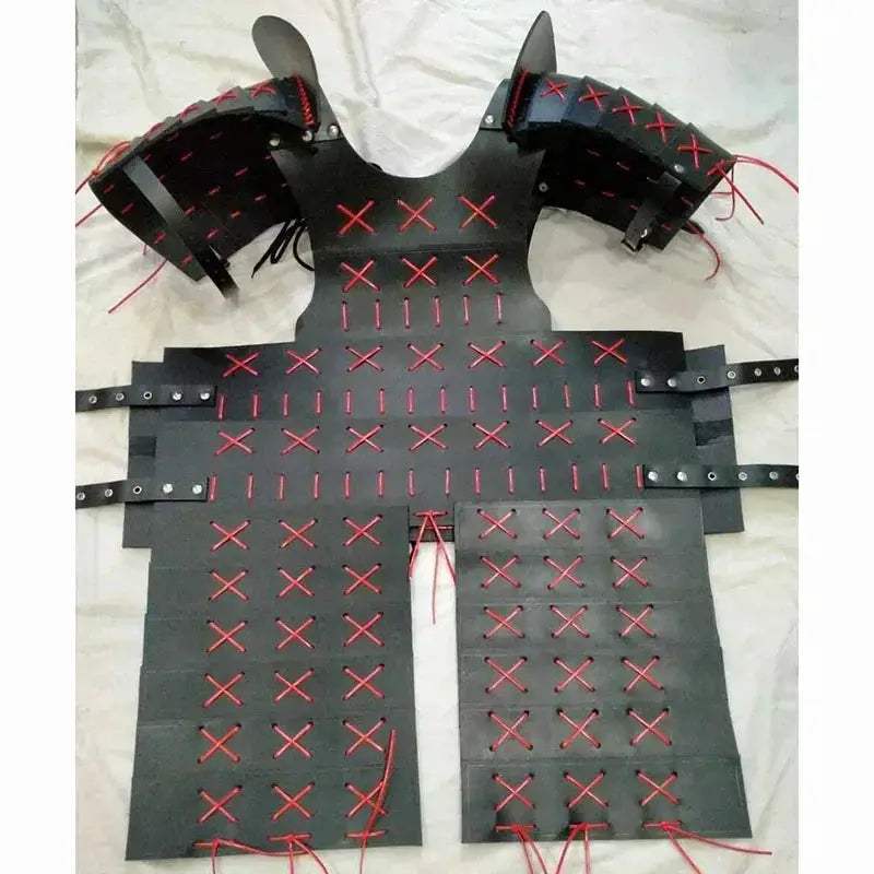 Durable Leather Chest Armor For Cosplay Steampunk Samurai - ToylandEU