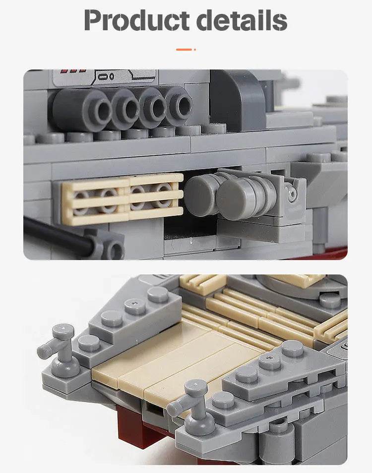 Durable Lego Compatible Blocks Navy Warships For Boys - ToylandEU