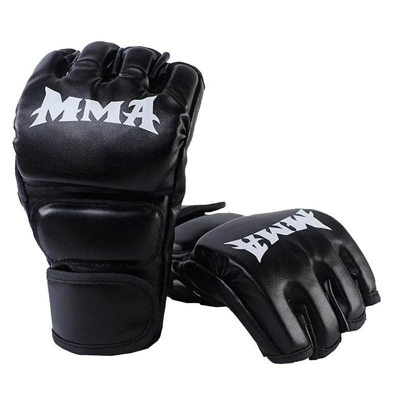 Durable MMA Gloves Sanda Muay Thai Half Finger Unisex - ToylandEU