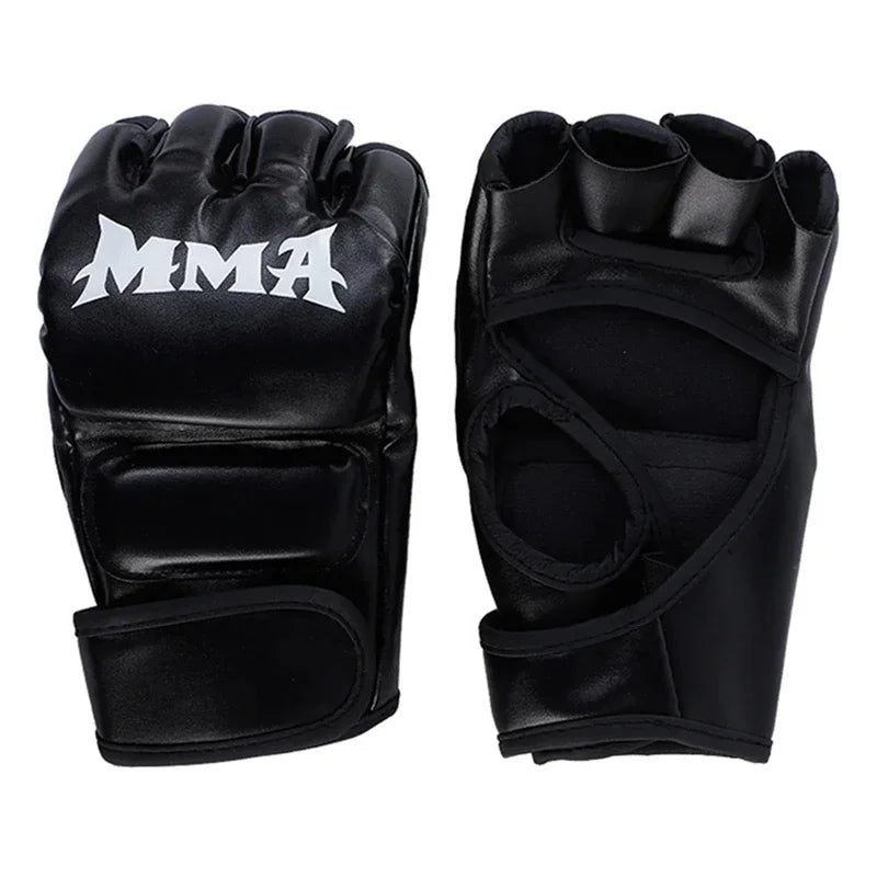 Durable MMA Gloves Sanda Muay Thai Half Finger Unisex - ToylandEU