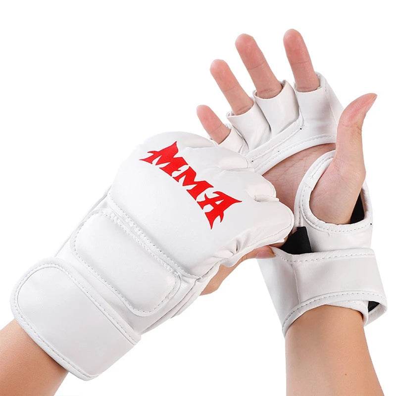 Durable MMA Gloves Sanda Muay Thai Half Finger Unisex - ToylandEU
