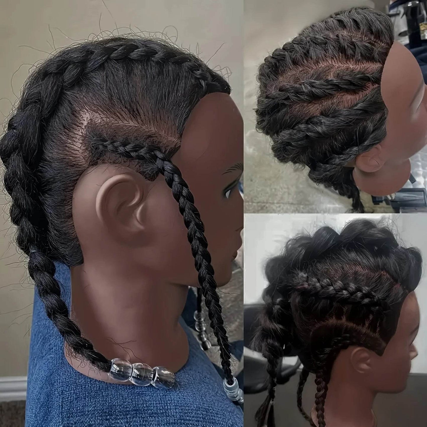 Durable Mannequin Head 16 Inch Synthetic Hair For Braiding - ToylandEU