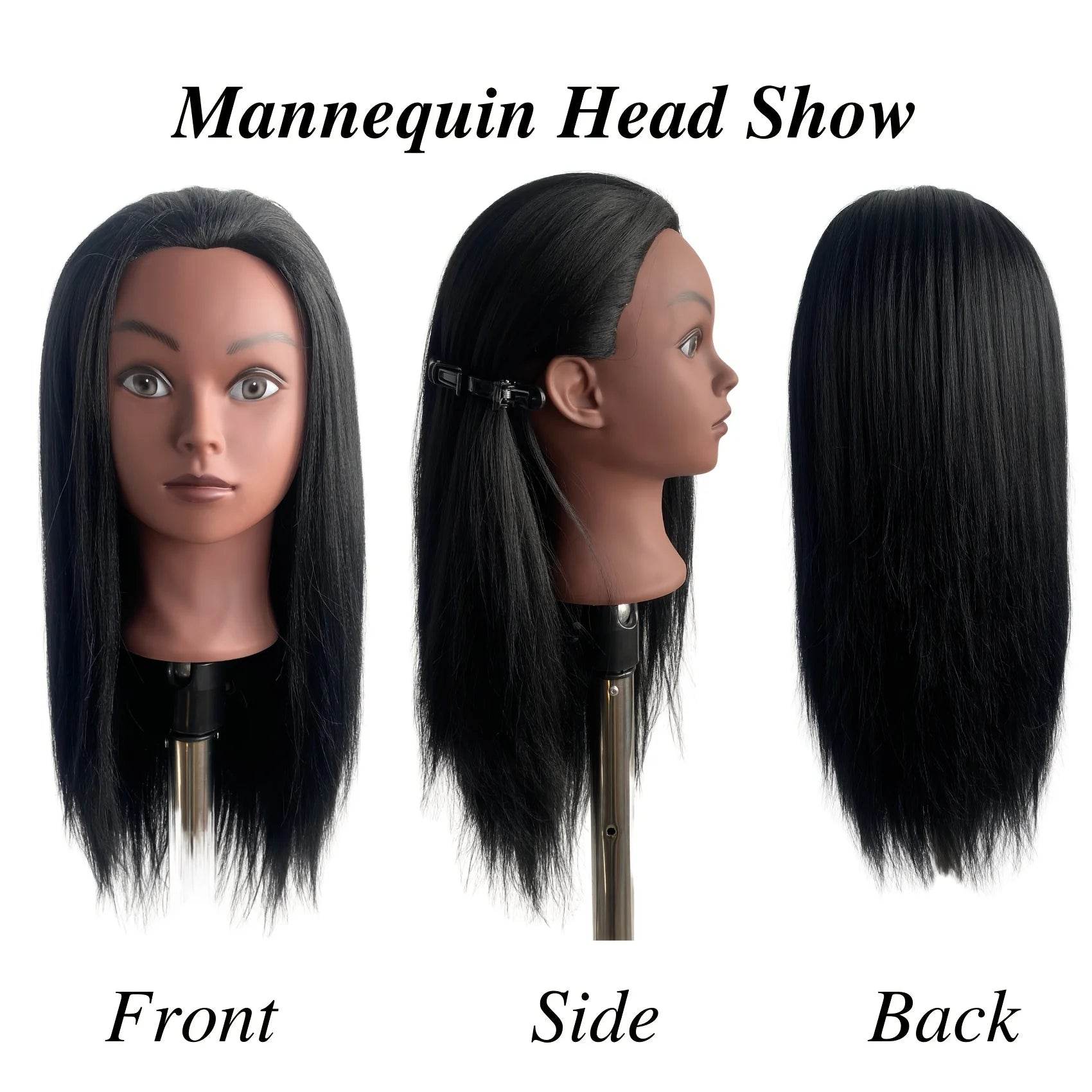 Durable Mannequin Head 16 Inch Synthetic Hair For Braiding - ToylandEU
