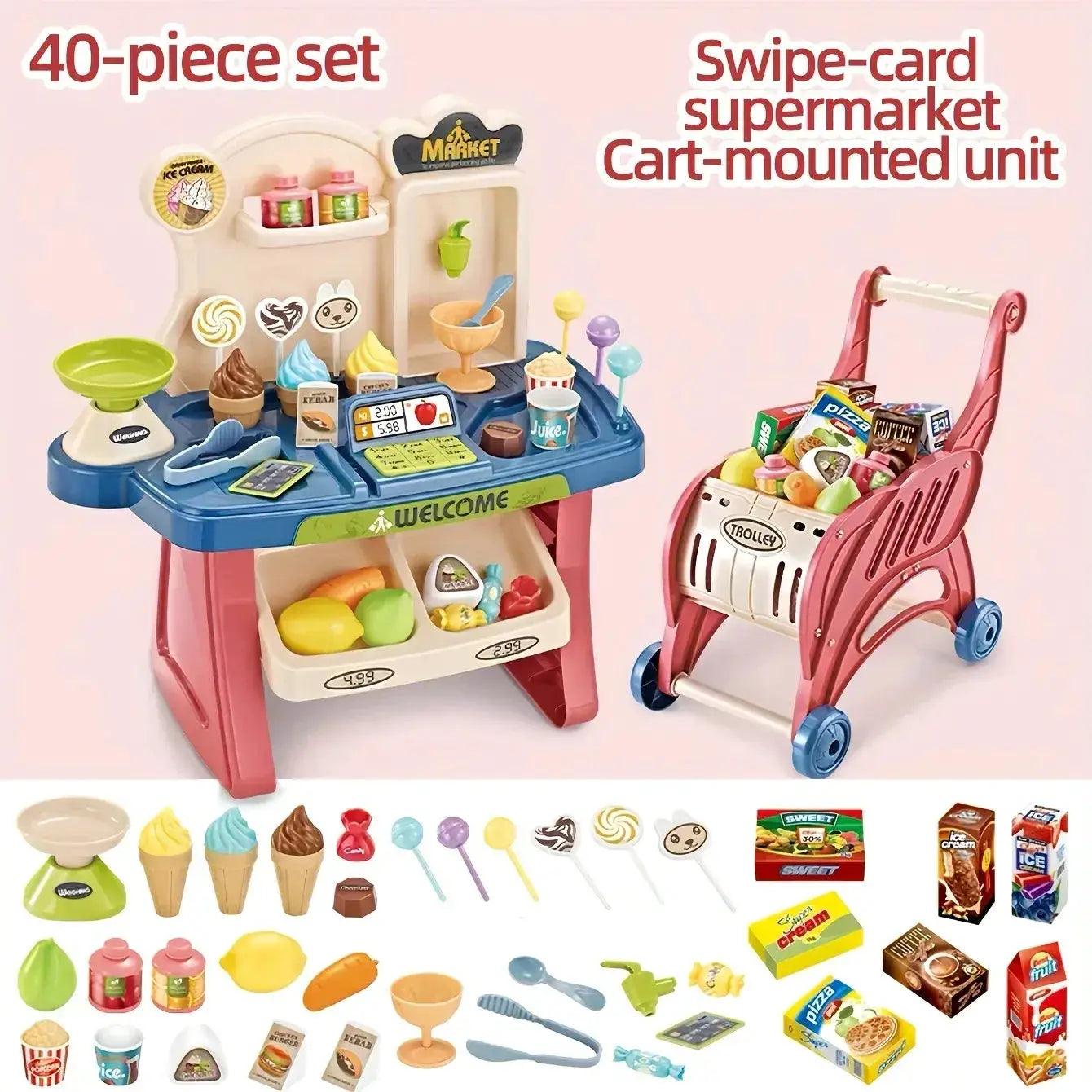  Durable Mini ABS Supermarket Cashier Set Toyland EU -  ToylandEU™