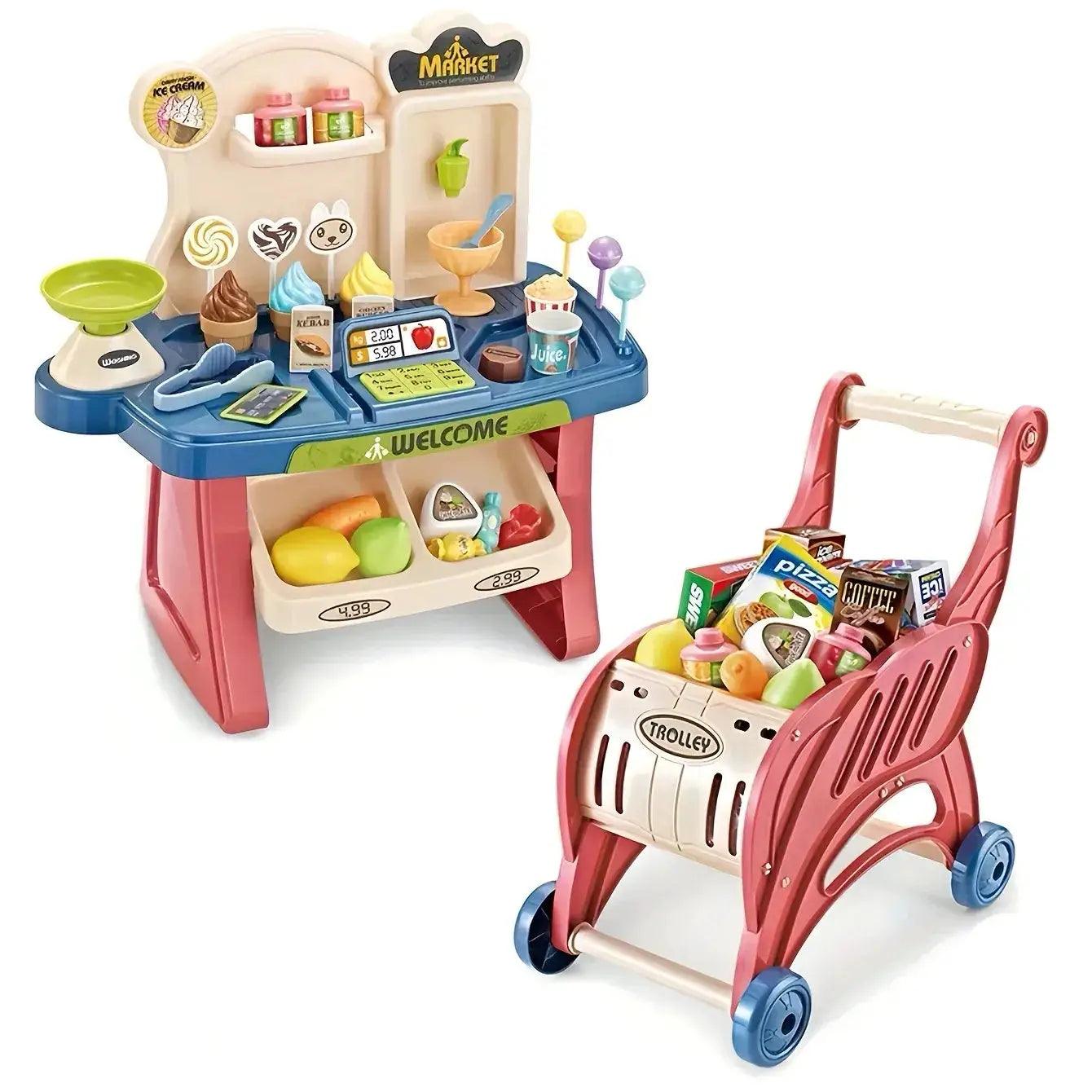  Durable Mini ABS Supermarket Cashier Set Toyland EU -  ToylandEU™
