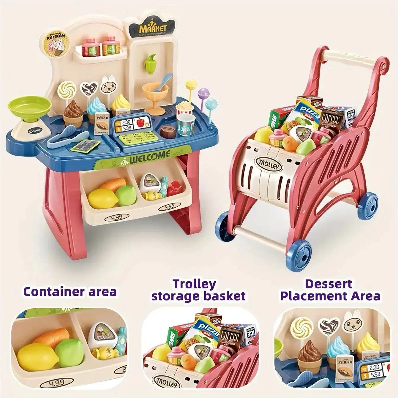  Durable Mini ABS Supermarket Cashier Set Toyland EU -  ToylandEU™