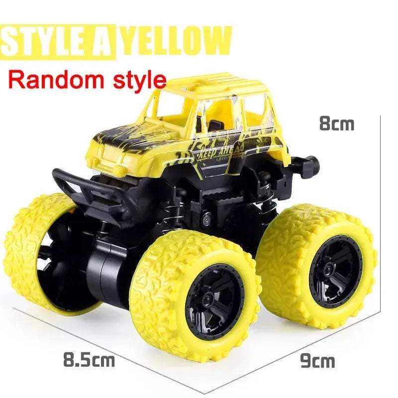 Durable Monster Truck Pull Back Car Four Wheel Drive Toy - ToylandEU
