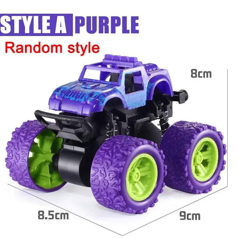 Durable Monster Truck Pull Back Car Four Wheel Drive Toy - ToylandEU