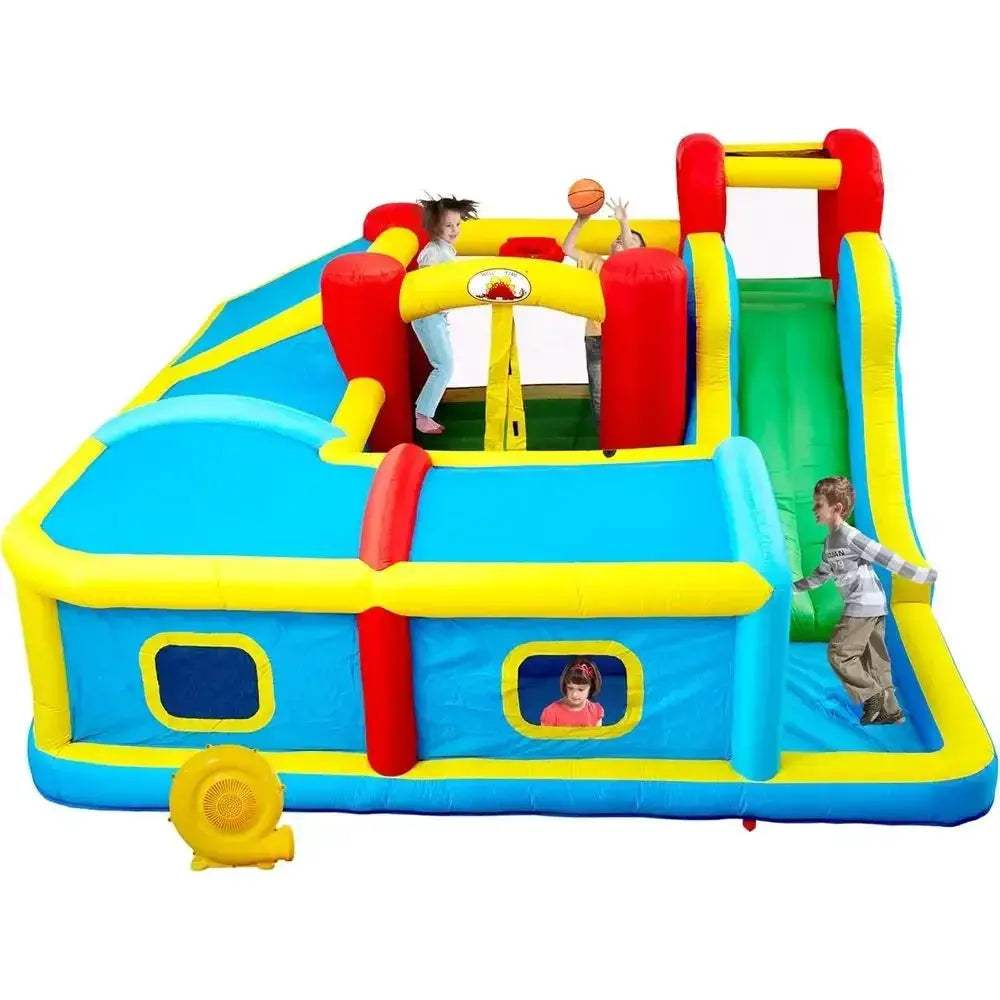 Durable Non Toxic Inflatable Bounce House With Slide And Pool - ToylandEU