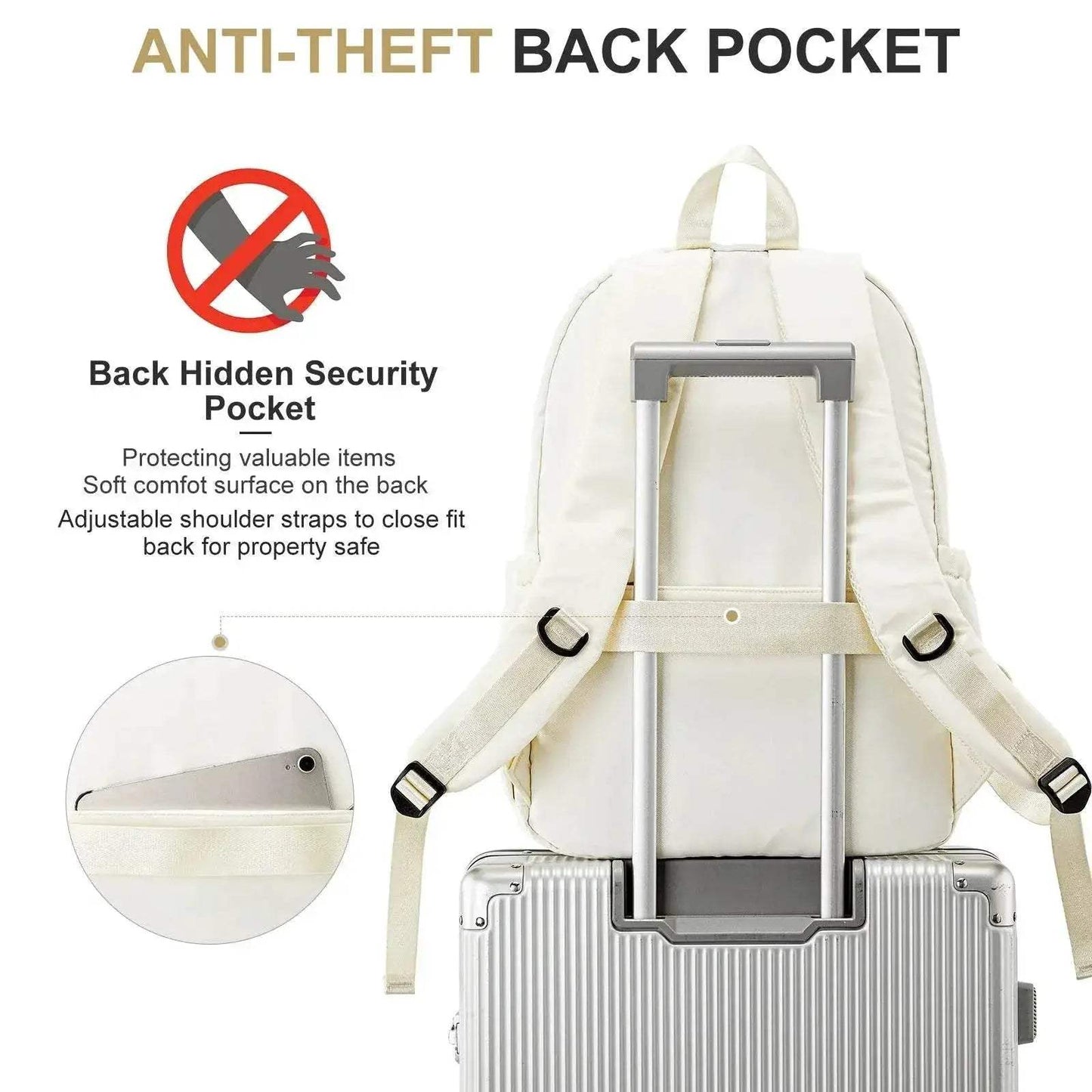Durable Nylon Multipocket Backpack For Kids And Teens - ToylandEU