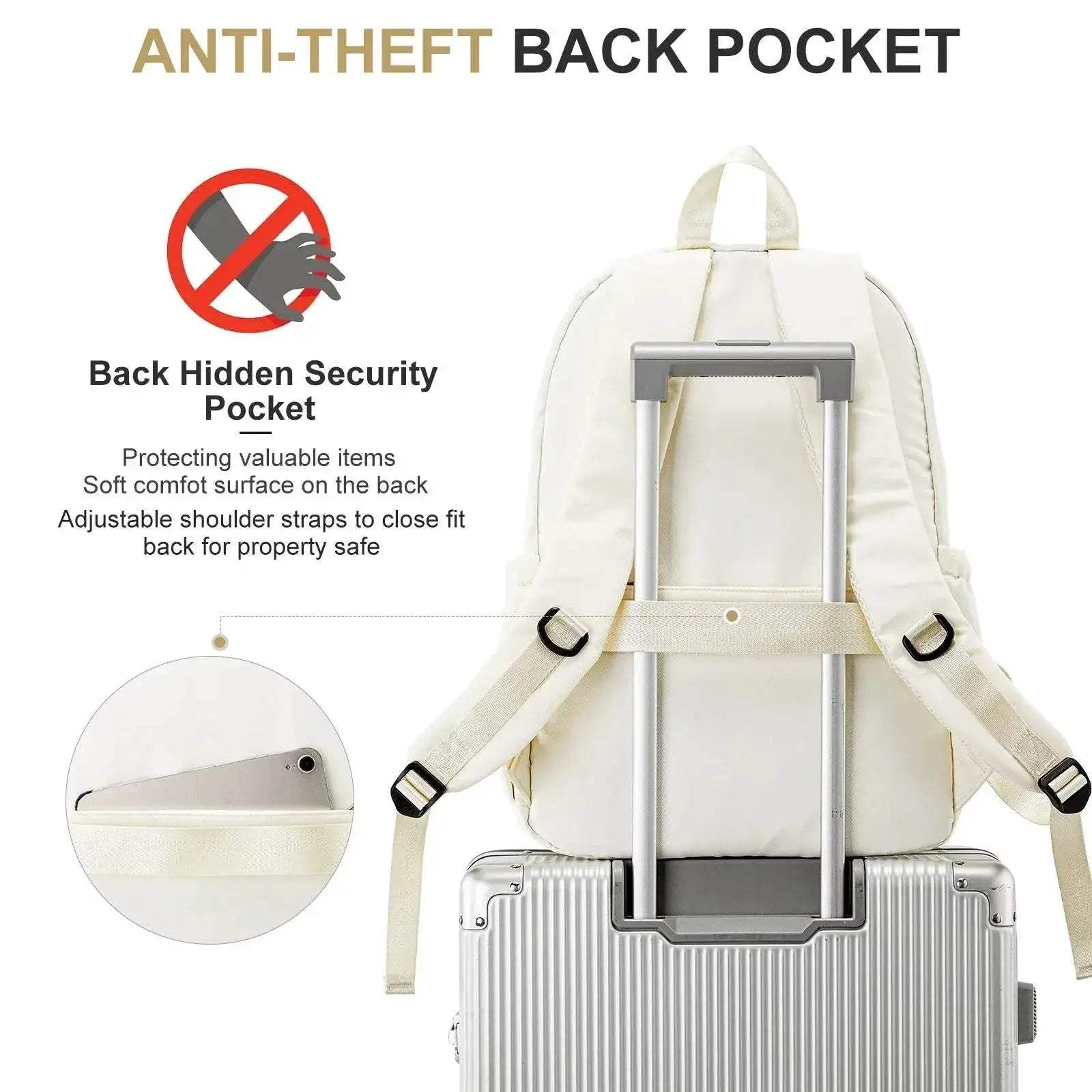 Durable Nylon Multipocket Backpack For Kids And Teens - ToylandEU