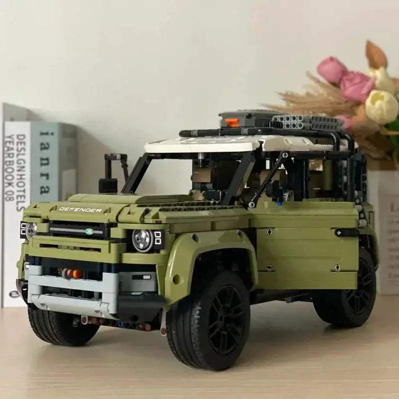 2573PCS 1:8 Technical Defender Off Road Car Building Blocks Assemble Bricks SUV Vehicle Toys Gift For Children Kids - ToylandEU