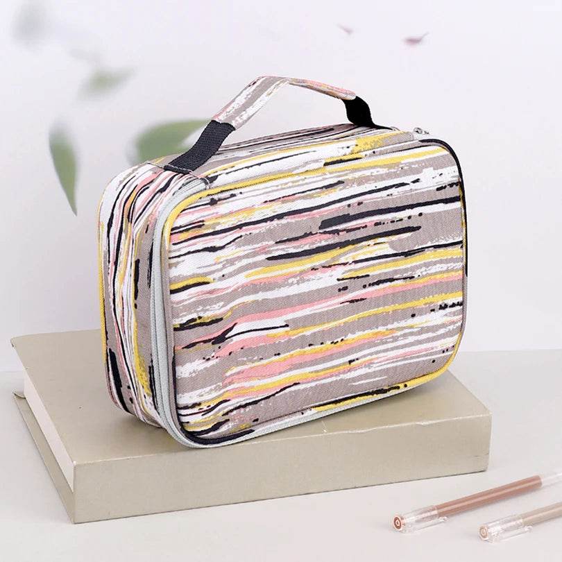 Durable Oxford Pencil Case Large 72 Hole Capacity School - ToylandEU