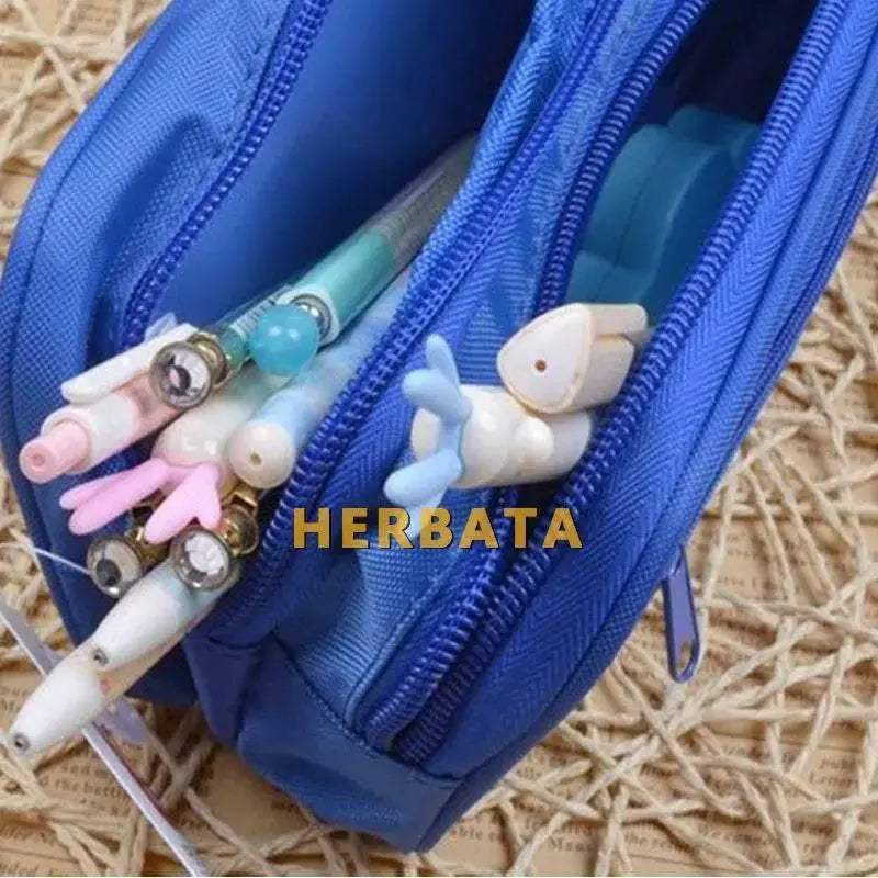 Durable Oxford Pencil Case Multi Layer Capacity Boys School - ToylandEU