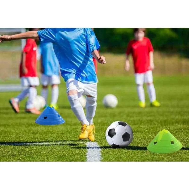 Durable PVC Agility Cones With Holes 15cm For Multi Sport Drills - ToylandEU