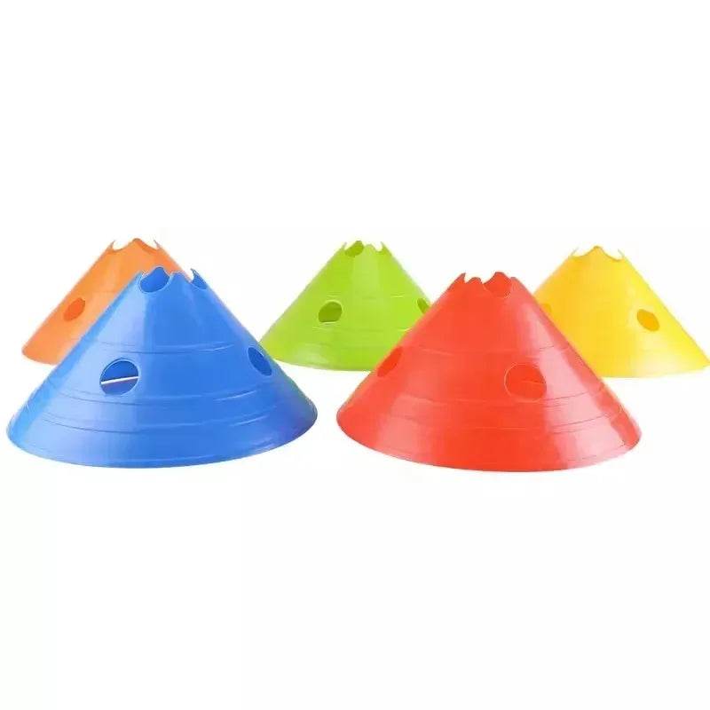 Durable PVC Agility Cones With Holes 15cm For Multi Sport Drills - ToylandEU