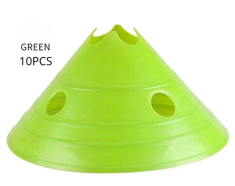 Durable PVC Agility Cones With Holes 15cm For Multi Sport Drills - ToylandEU