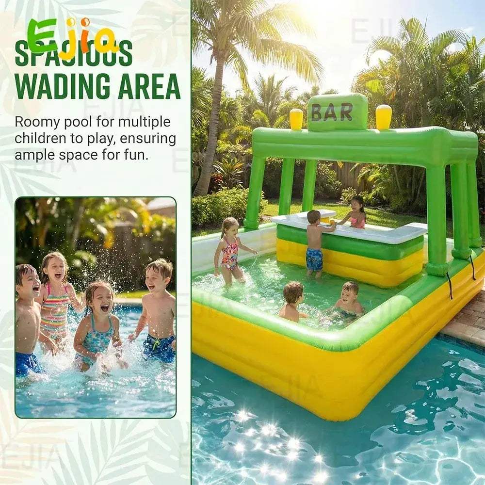 Durable PVC Inflatable Pool Bar For Outdoor Parties - ToylandEU