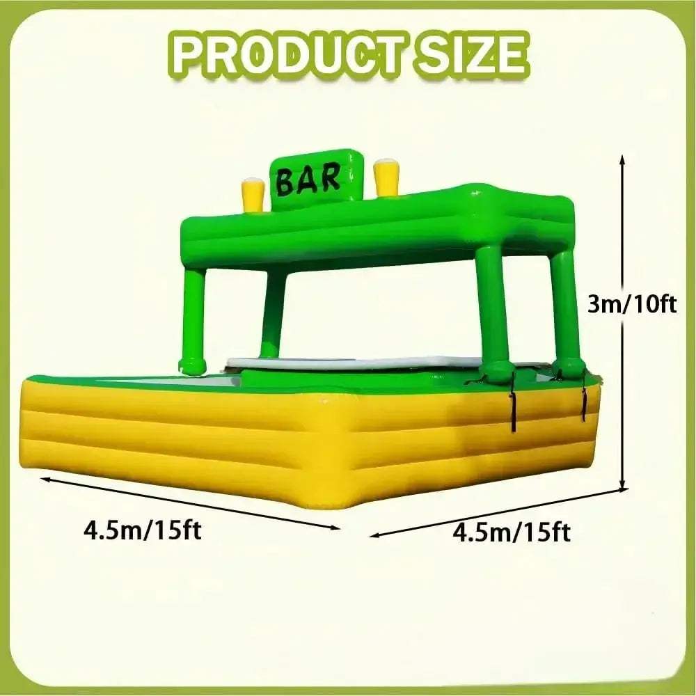 Durable PVC Inflatable Pool Bar For Outdoor Parties - ToylandEU