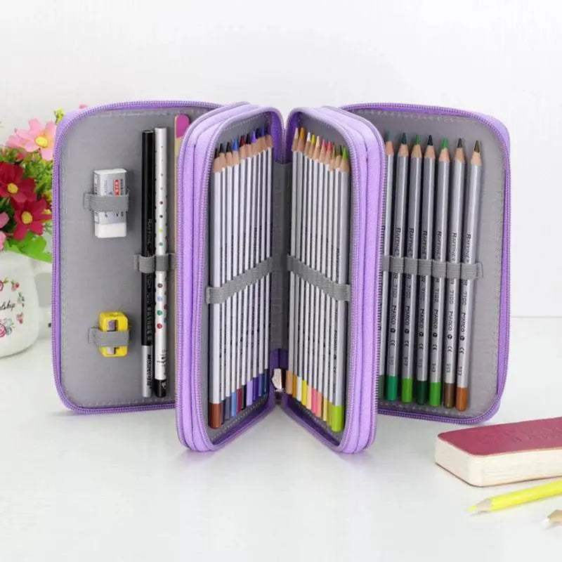 Durable Pencil Case 72 Slot Large Capacity For Artists - ToylandEU