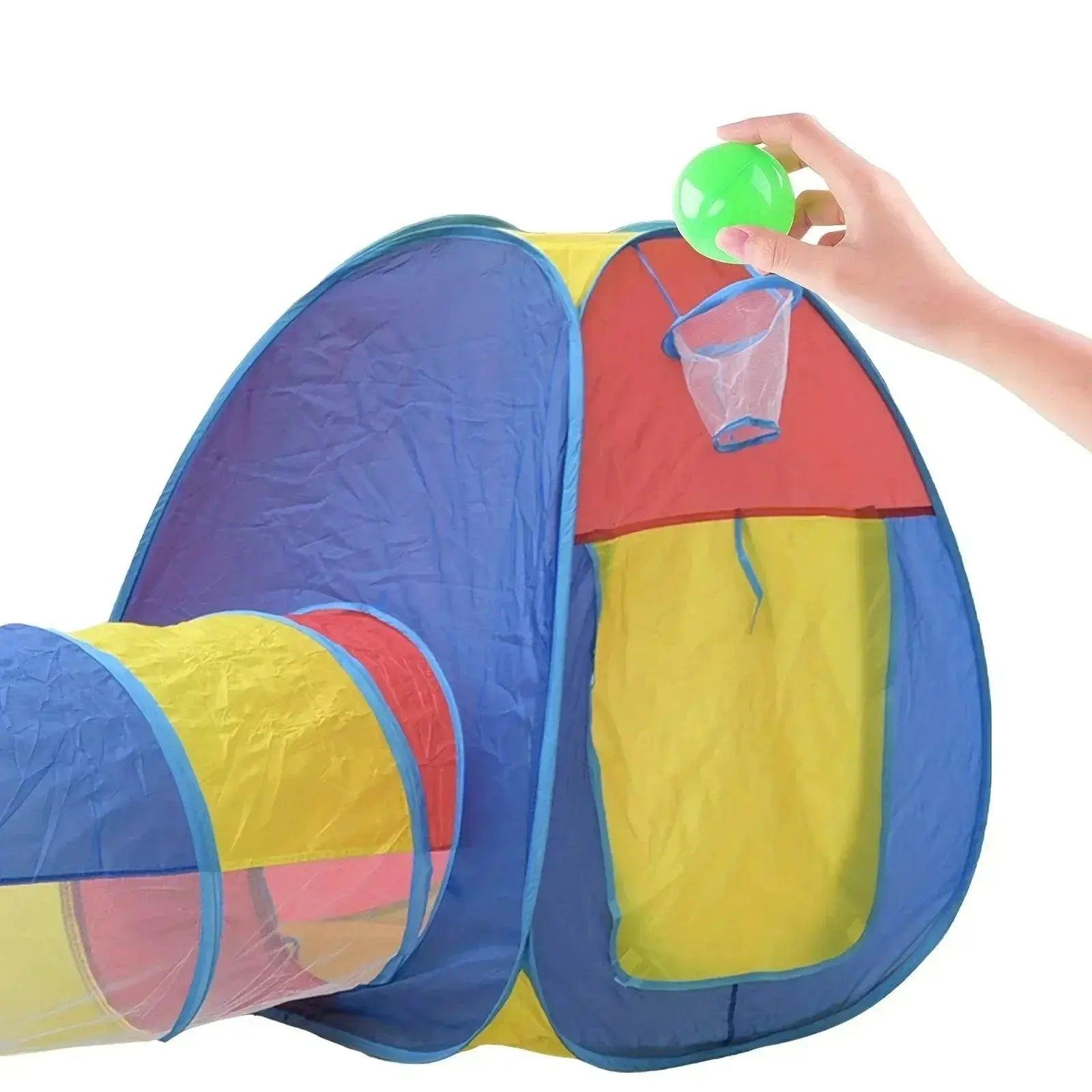  Durable Play Tent 3in1 Tunnel Ball Pool Toyland EU -  ToylandEU™