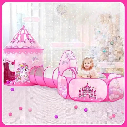  Durable Play Tent Foldable 3in1 Ball Pool Toyland EU -  ToylandEU™