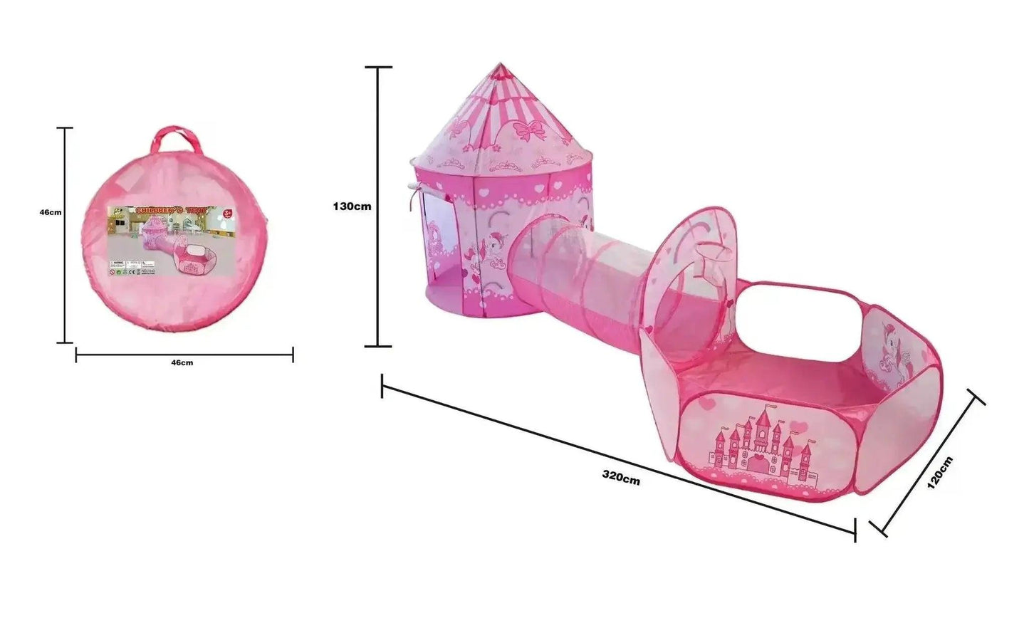  Durable Play Tent Foldable 3in1 Ball Pool Toyland EU -  ToylandEU™