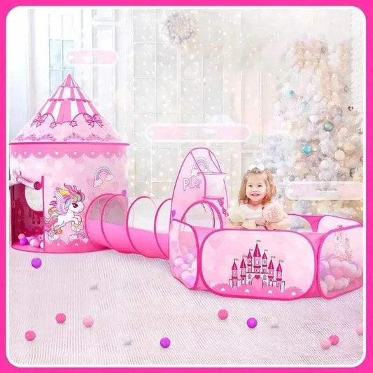  Durable Play Tent Foldable 3in1 Ball Pool Toyland EU -  ToylandEU™