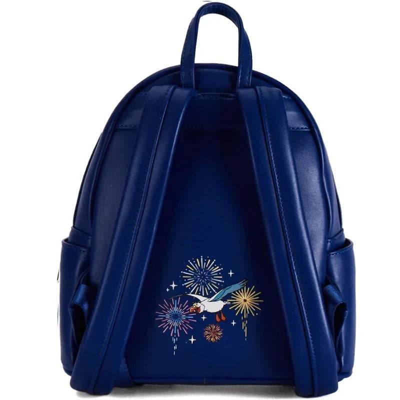 Durable Polyester Backpack With Little Mermaid Fireworks Ariel Charm For Unisex Teens School Use - ToylandEU