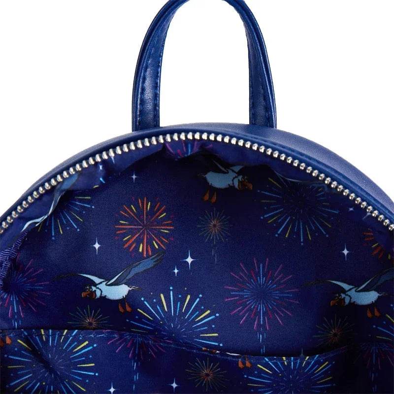 Durable Polyester Backpack With Little Mermaid Fireworks Ariel Charm For Unisex Teens School Use - ToylandEU