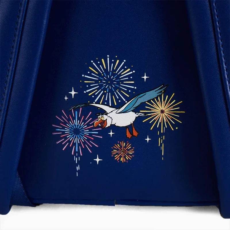 Durable Polyester Backpack With Little Mermaid Fireworks Ariel Charm For Unisex Teens School Use - ToylandEU