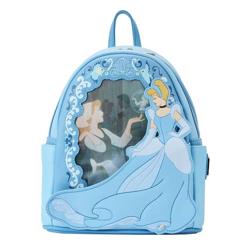Durable Polyester Backpack With Little Mermaid Fireworks Ariel Charm For Unisex Teens School Use - ToylandEU