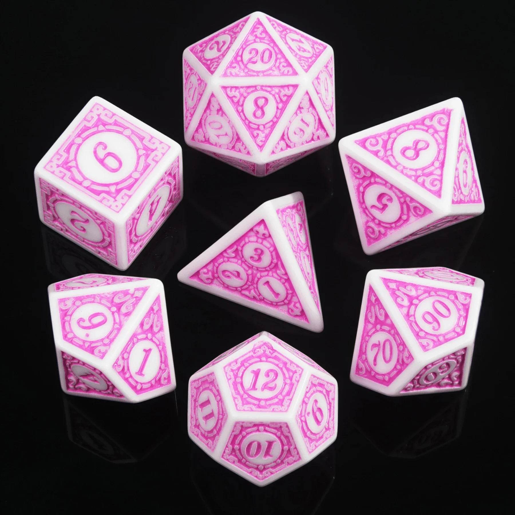 Durable Polyhedral Dice Set with 16mm to 20mm Sizes for Board Games and Educational Math Activities - ToylandEU