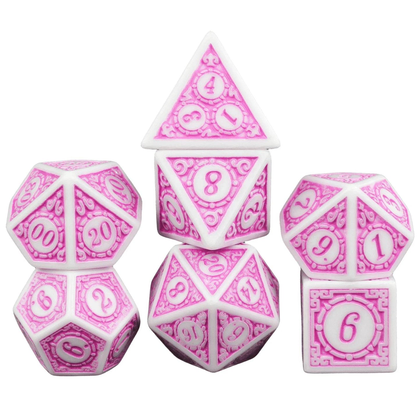 Durable Polyhedral Dice Set with 16mm to 20mm Sizes for Board Games and Educational Math Activities - ToylandEU