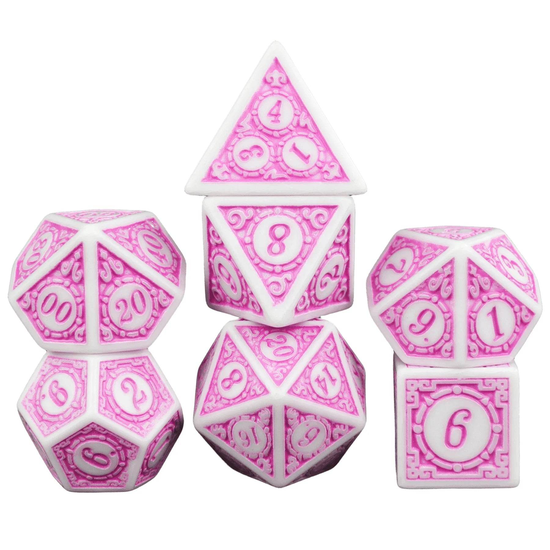 Durable Polyhedral Dice Set with 16mm to 20mm Sizes for Board Games and Educational Math Activities - ToylandEU